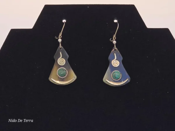 Aretes artesanales de piedras (Estilo 3) - Imagen 2