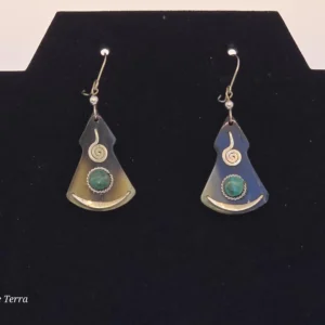 Aretes artesanales de piedras (Estilo 3)