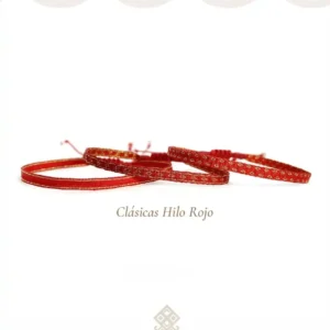 Pulseras Artesanales Clásicas Hilo Rojo