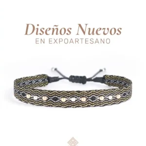 Pulsera Artesanal Ancha de Telar