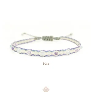 Pulsera Artesanal Delicada Paz