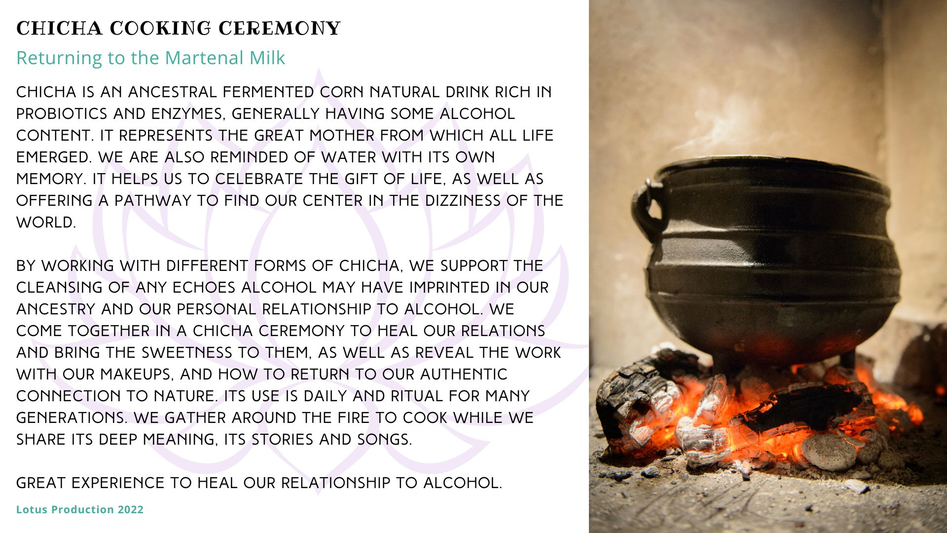 Weaving our Hearts Story (Sacred Circle & Chicha Activations)