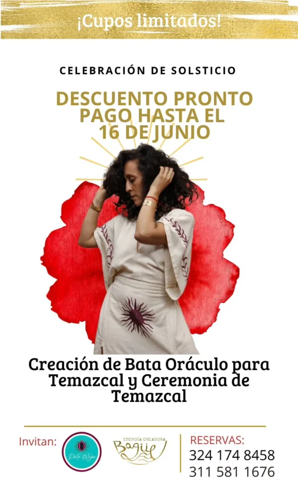 Celebración Solsticio Bata y ceremonia de Temazcal
