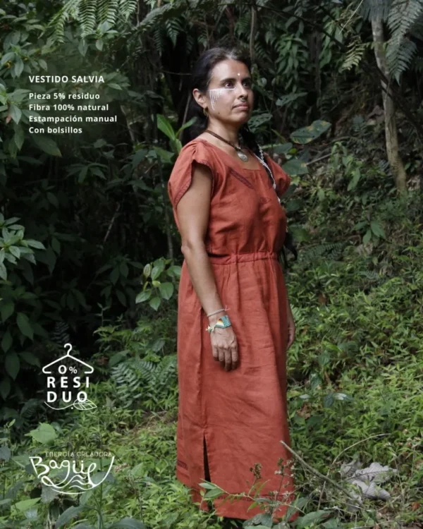 Vestido salvia - Imagen 7