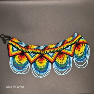 KAUCHI NECKLACE RAINBOW WATER WAVES