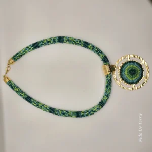 SOMOS NECKLACE - ROUND WITH ROUND PIN