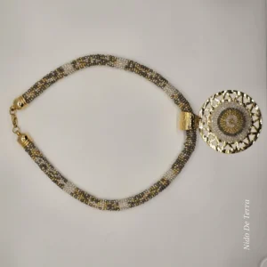 SOMOS NECKLACE - ROUND WITH ROUND PIN