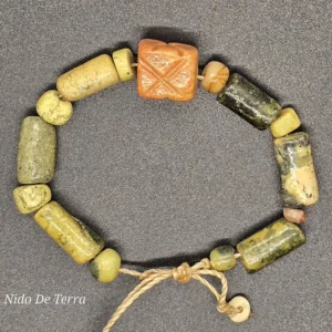 SPIRALL COLLECTIVE - BRACELETS CHAVIN GREEN JADE STONES