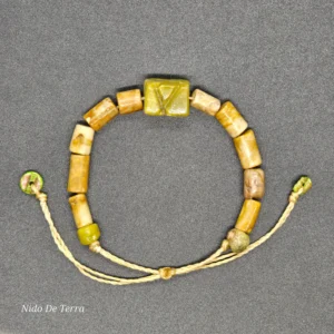 SPIRALL COLLECTIVE - BRACELETS CHAVIN GREEN JADE STONES